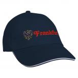 Baseballcap mit Einstickung Adler Frankfurt 68261 Navy