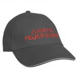 Baseballcap mit Einstickung Jugendfeuerwehr 68300 in versch. Farben