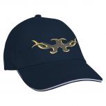 Baseballcap mit Einstickung Tribal bunt 68344 Navy