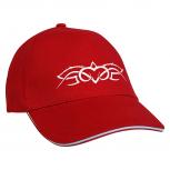 Baseballcap mit Einstickung Tribal 68351 rot