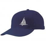 Baseballcap mit Einstickung Maritim - Segelschiff auf See - versch. Farben 68819 dunkelblau
