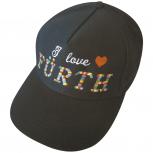 Baseballcap mit Einstickung -  I love Fürth - 68827 schwarz