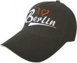 Baseballcap mit Einstickung  I love Berlin 68854 schwarz