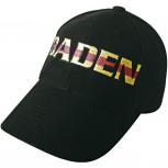 Baseballcap mit Stick - Baden - 68944 schwarz