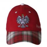 Baseballcap mit Einstickung - Polska Polen Wappen - 68959
