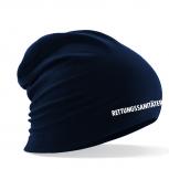 Longbeanie Slouch-Beanie Sommerbeanie - RETTUNGSSANITÄTER - 55784 blau