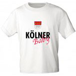 Kinder T-Shirt - Kölner Baby - 06938 - weiß - Gr. 86-164