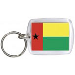 Schlüsselanhänger Anhänger - GUINEA-BISSAU - Gr. ca. 4x5cm - 81059 - WM-Länder