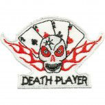 Aufnäher - Kartenspiel Death Player - 04481 - Gr. ca. 8,5cm x 6cm