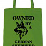 Einkaufstasche Shopper - OWNED BY A GERMAN SHEPHERD - 08900 - Baumwolle