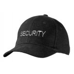 Baseballcap mit Einstickung - Security -  68298 schwarz