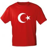 T-Shirt mit Print - Turkey Türkei - 76464-1 rot Gr. S-2XL