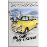 Küchenmagnet - Trabbi - Gr. ca. 8 x 5,5 cm - 38793 - Magnet Kühlschrankmagnet