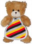 Plüsch - Teddybär mit Kochschürze - Germany - Deutschlandfarben - 77676