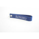 Filz-Schlüsselanhänger mit Stick Alltgagsheld Gr. ca. 17x3cm 14257 blau