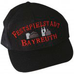 Baseballcap mit Stick - Festspielstadt Bayreuth  - 68086 schwarz