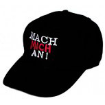 Baseballcap mit Einstickung - Mach mich an - 68406 schwarz