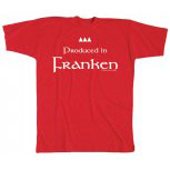 T-Shirt unisex mit Aufdruck - Produced in Franken - 09893 - Gr. XL