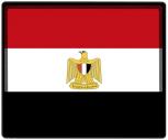 MOUSEPAD Länderflagge - ÄGYPTEN - Gr. ca. 24cm x 20cm (82001) Mauspad Eyecatcher für den Schreibtisch