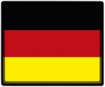 Mousepad Mauspad - Germany schwarz rot gold - 82040 - Gr. ca. 24 x 20 cm - Gr. ca. 24cm x 19,5cm