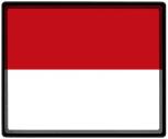 Mousepad Mauspad mit Motiv - Indonesien Fahne - 82065 - Gr. ca. 24  x 20 cm