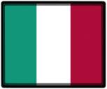 Mousepad Mauspad Länderflagge - Italien Fahne - 82070 - Gr. ca. 24  x 20 cm