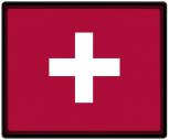 Mousepad Mauspad Länderflagge - Schweiz Fahne - 82144 - Gr. ca. 24  x 20 cm