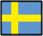 Mousepad Länderfahne Flagge - Sweden - 82162 - Gr. ca. 24  x 20 cm