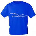Kinder T-Shirt - Danke Papa dass ich kein Dortmunder geworden bin - 06980 - Gr. 86-164