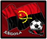 Mousepad Mauspad mit Motiv - Angola Fahne Fußball Fußballschuhe - 83012 - Gr. ca. 24  x 20 cm