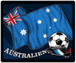 Mousepad Mauspad mit Motiv - Australien Fahne Fußball Fußballschuhe - 83018 - Gr. ca. 24  x 20 cm