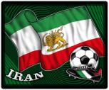 Mousepad Mauspad mit Motiv - Iran Fahne Fußball Fußballschuhe - 83067 - Gr. ca. 24  x 20 cm