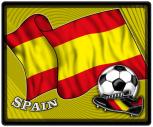 Mousepad Mauspad mit Motiv - Spanien Fahne Fußball Fußballschuhe - 83154 - Gr. ca. 24  x 20 cm