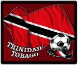 Mousepad Mauspad mit Motiv - Trinidad Fahne Fußball Fußballschuhe - 83170 - Gr. ca. 24  x 20 cm