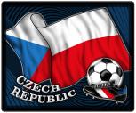 Mousepad Mauspad mit Motiv - Tschechien Fahne Fußball Fußballschuhe - 83172 - Gr. ca. 24  x 20 cm