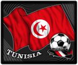 Mousepad Mauspad mit Motiv - Tunesien Fahne Fußball Fußballschuhe - 83173 - Gr. ca. 24  x 20 cm