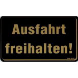 Hinweisschild - AUSFAHRT FREIHALTEN - 308476 - Gr. 25 x 15 cm