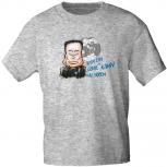 T-Shirt mit Print - MUSK - Auch ein GENIE kann mal Irren - 85205 Gr. grau / XL