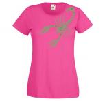 Girly-Shirt mit Print - Scorpion - 85228 Rosa Gr. XS-XXL