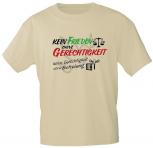 T-Shirt mit Print - Kein Frieden ohne Gerechtigkeit – keine Gerechtigkeit ohne Befreiung - 85239 Beige Gr. S-2XL