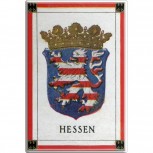 Küchenmagnet - Wappen Hessen - Gr. ca. 8 x 5,5 cm - 38796 - Magnet Kühlschrankmagnet