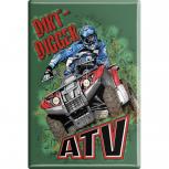 MAGNET -  Dirt-Digger ATV - Gr. ca. 8 x 5,5 cm - 88401 - Küchenmagnet