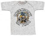 T-Shirt unisex mit Print - Dreckspatz... - 88559 grau - Gr. S
