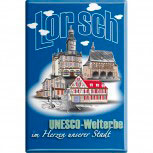 Magnet - Unesco-Welterbe Lorsch - Gr. ca. 8 x 5,5 cm - 38775 - Kühlschrankmagnet Küchenmagnet