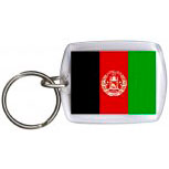 Schlüsselanhänger Anhänger - AFGHANISTAN - Gr. ca. 4x5cm - 81005 - WM Länder