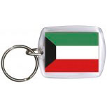 Schlüsselanhänger Anhänger - KUWAIT - Gr. ca. 4x5cm - 81089 - Keyholder WM Länder