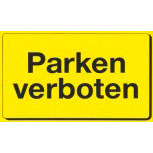 Verbotsschild - Parken verboten - Gr. ca. 25 x 15 cm - 308433
