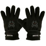 Handschuhe Fleece mit Einstickung KITTY BONES 56515 schwarz
