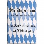 Magnet - Oh Bayernland - Gr. ca. 8 x 5,5 cm - 38763 - Küchenmagnet