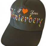 Baseballcap mit Einstickung - I love Winterberg - 68065 schwarz
